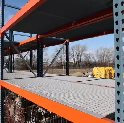 Galvanized Heavy Duty Anti-Slip Steel Grating for Industrial Storage and Safety