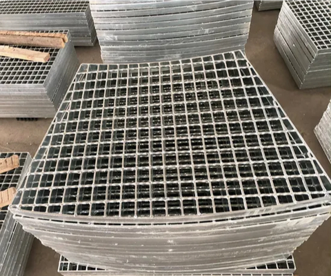 ทนต่อการกัดกร่อน สแตนเลส Grating Grid Grating Serrated Flat Bar Drain Cover
