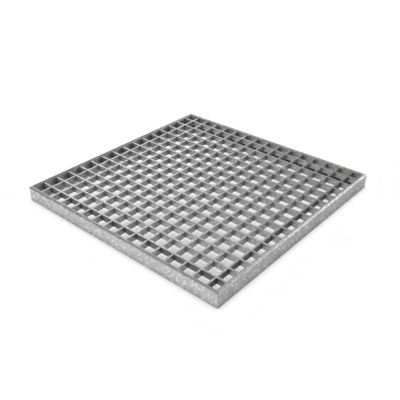 โหลดเหล็กเกรท โลหะ serrated กล่องระบายน้ํา Steel Grid Grating
