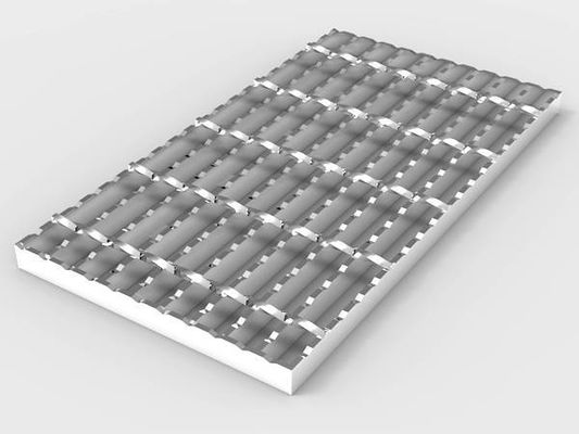 หนาภาระ Grating ช่องคลองคลอง/แผ่นเหล็กพื้น Grating ไม่เลื่อนบันได