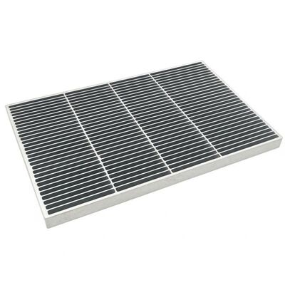 Heavy Duty Galvanized Steel Grating with Slip-Resistant Surface for Industrial Walkways and Drainage