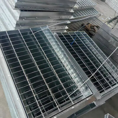 Heavy Duty 50*8mm Galvanized Steel Grating Drain Cover for High Load Drainage Applications