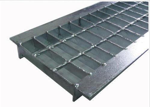 Anti Slip ตะแกรงท่อระบายน้ำกลางแจ้ง, Serrated Trench เหล็กครอบคลุม Grates
