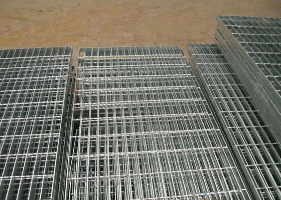 สแตนเลส Grating แพลตฟอร์ม Pitch 30mm x 100mm, ตะแกรงเหล็กชุบสังกะสี